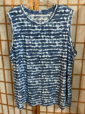 NEW BELLE BY KIM GRAVEL TIE DYED TANK
